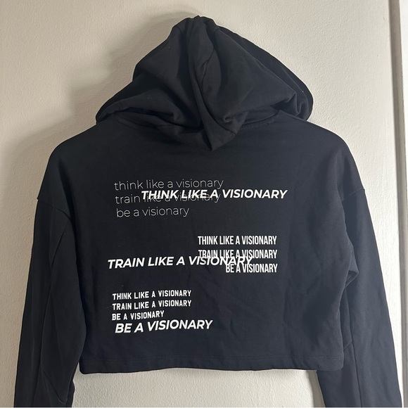 Gymshark Cropped Hoodie XS Be A Visionary - Picture 6 of 6